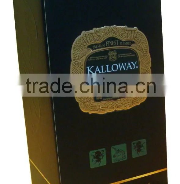 Luxury Rigid Paper Cardboad Wine Factory Use Tube Wine Gift Box photo-3