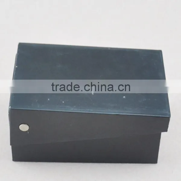 Plain Foldable Black Watch Packaging Gift Box for Wholesale photo-6