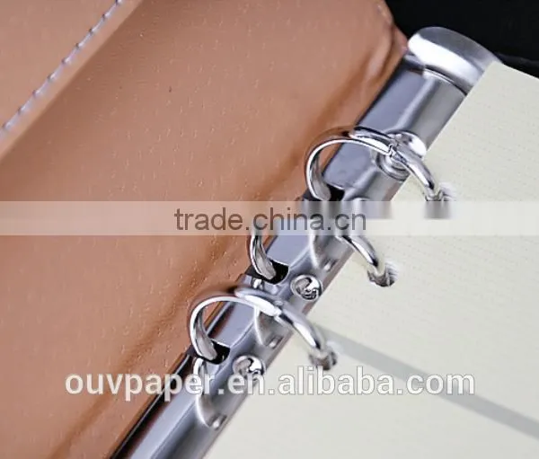 2017 Custom Ring Binder Leather Planner Printing photo-3