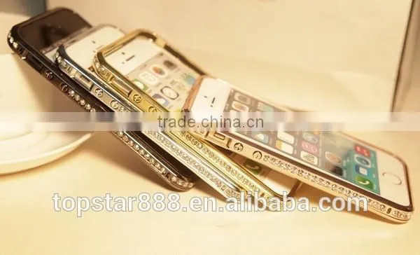 2015 Bling Shining Bumper Diamond Phone Case for Iphone 6 6plus photo-2