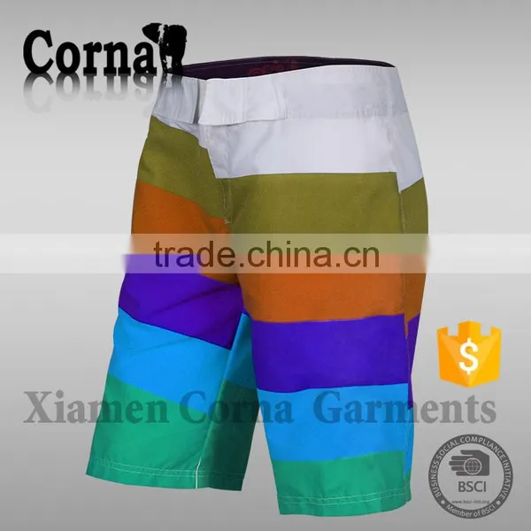 Custom Design Colorful Polyester Full Sublimation Mens Board Shorts Surf Swim Boardshorts photo-2