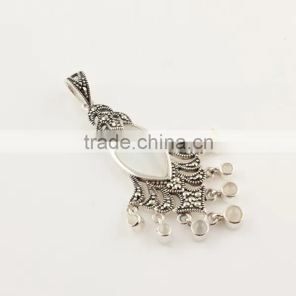 92.5 Silver Jewelry Dress Pendant Sterling Silver Necklace Jewelry