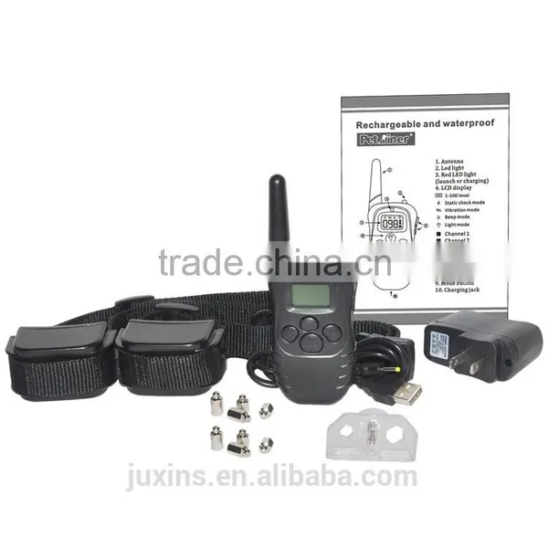 998DR-2 Rechargeable Electric Remote Shock Collars For Dogs photo-6