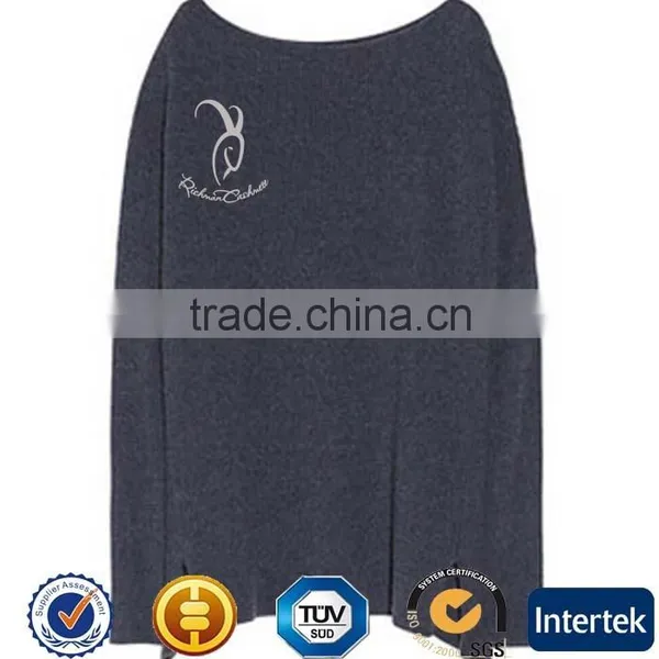 Hot Sale Purple Pollover Women 100%Cashmere Sweater