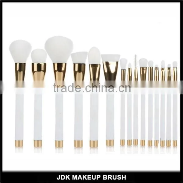 Low MOQ Hottest Selling Unique Design 15pcs Cosmetic Makeup Brush Set With Colorful Hair photo-6