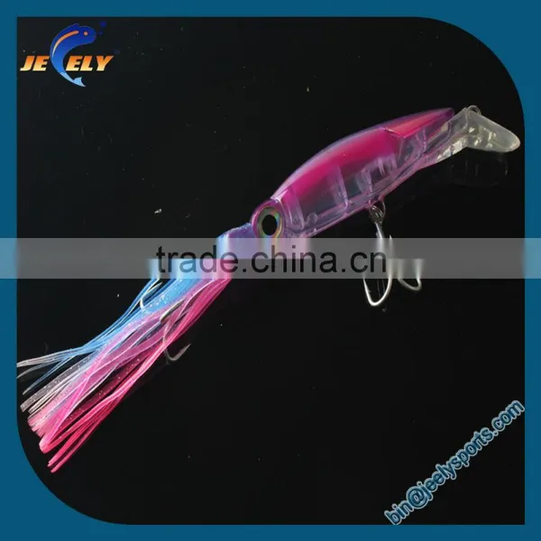 Hydro Squirt Hard Squid Fishing Lures 14cm 40g for Ocean Fishing photo-4