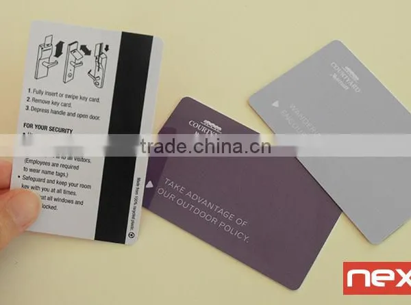 300/600 OE Magnetic Stripe Hotel Door Key Cards photo-3