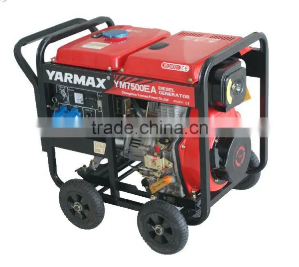5.2kw Open Type Air Cooled Single Phase Portable Diesel Generator photo-2