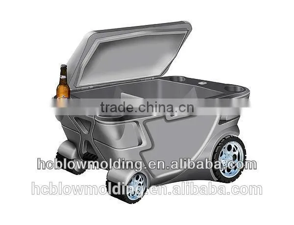 Customized HDPE Plastic Resturant Wine Trolley for Sale photo-2