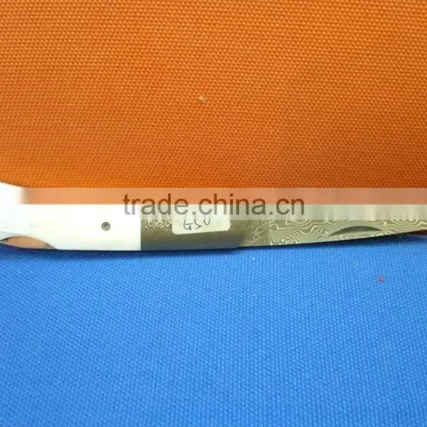Small Folding Damascus Pocket Knife photo-2