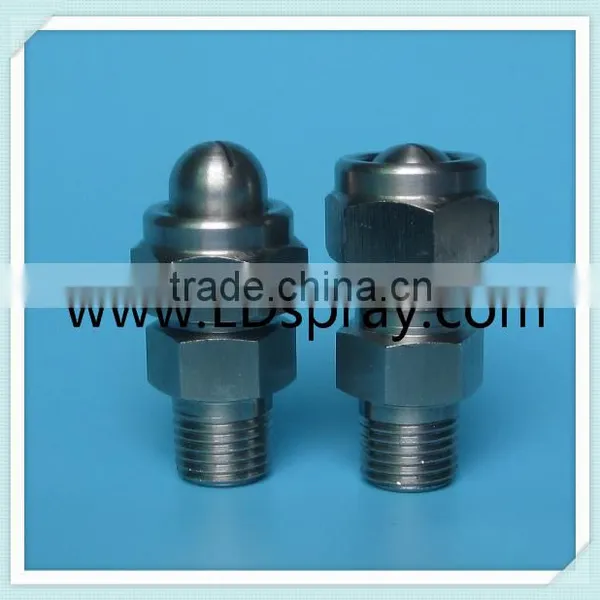 Stainless Steel or Brass Flat Fan Spray Air Water Jet Nozzle With 3 Parts photo-3