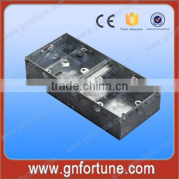 BS Standard Galvanized Steel 3X6 Switch And Socket Box photo-4