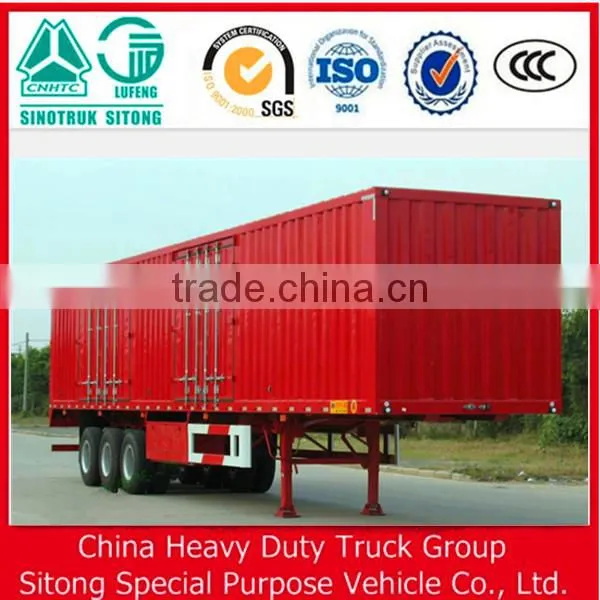 Manufacturer Cargo Box Semi Trailer Transport Van Truck Trailers Vehicle photo-6