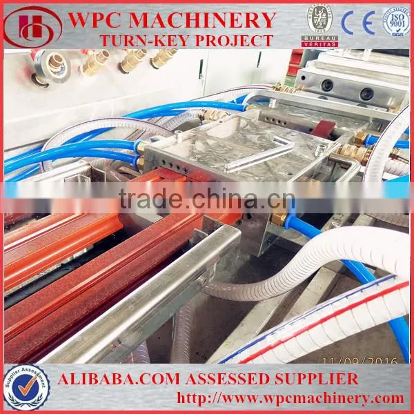 Plastic WPC PE Wooden Profile Extrusion Production Line photo-3