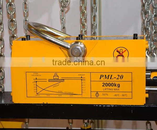 CE Certification YC-2000 2000kg Permanent Magnet Lifter photo-2