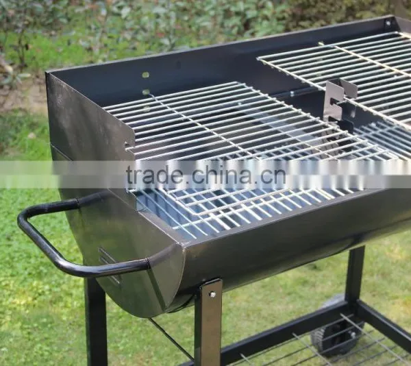 Large Barrel BBQ Grill Trolley photo-4