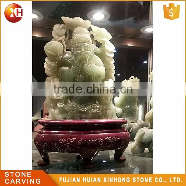 Precious Lively A Grade Natural Jade Horse Statue photo-5