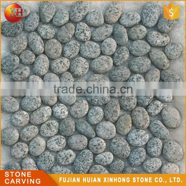Stone Mesh Decoration Mix Pebble Tile photo-6