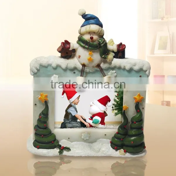 Custom Beautiful Resin Polyresin Christmas Photo Frame photo-3