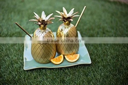 Top Manufactured Vintage Brass Cocktail Cup/Pineapple Cocktail Cup photo-3