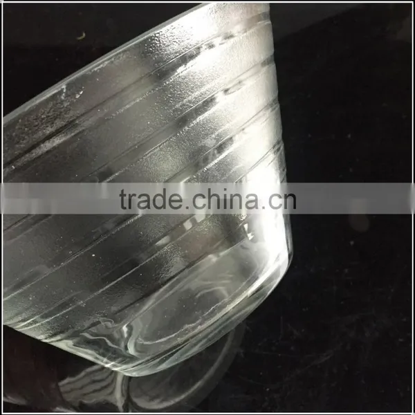 Glass Reusable Salad Bowl Set Made of Centrifugal Machine photo-2