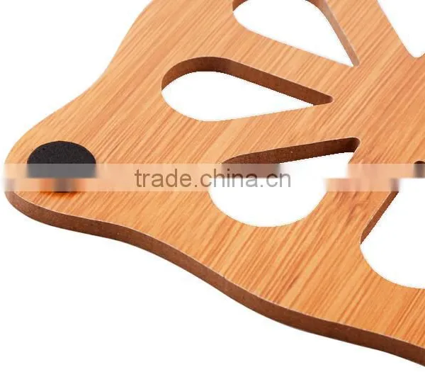 High Grade Cute Small Kichen Wood Tray for Cup photo-6