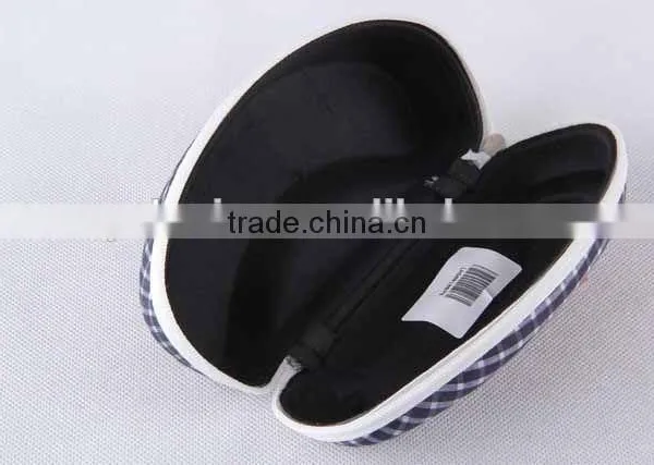Textile Fabrics Glasses Box With Grid Pattern/glasses Box photo-3