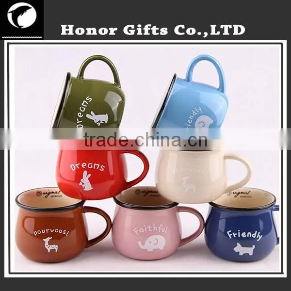 2015 Top Quality Cheaper Bulk Colorful Ceramic Coffee Mug photo-4
