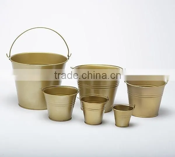 Hot Sales Metal Pail Mini Tin Bucket Halloween Candy Bucket photo-4