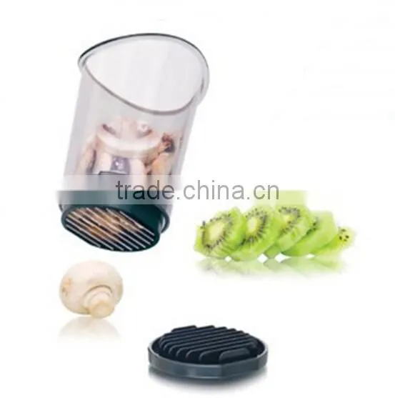 2017 New Products Manual Plastic Mushroom Slicer Egg Slicer Kiwi Slicer With Cup photo-2