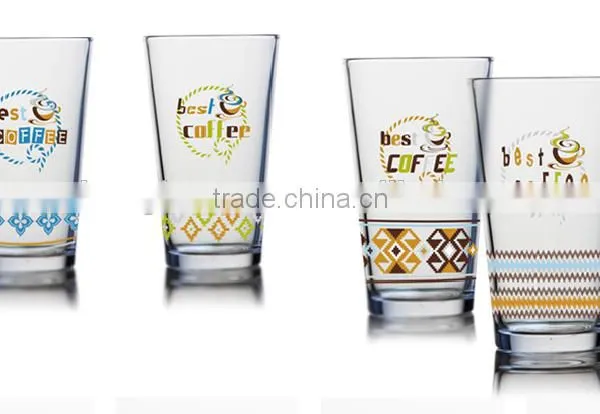 6oz 8oz 10oz 12oz Caffe Latte Espresso Cappuccino Color Printing Glass Coffee Mug photo-4