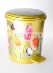 Big Size Foot Pedal Customized Logo Plastic Dust Bin photo-5