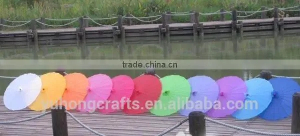 Cheap and Beautiful Colorful Chinese Silk Umbrellas photo-3