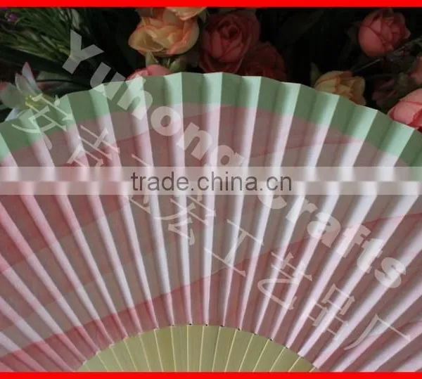 High Quality DIY Bamboo Paper Fan for Gift photo-2