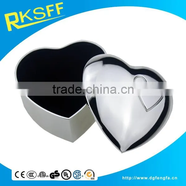 Hot Selling Simple Design Small Gift Boxes Metal/alloy Jewelry Box photo-4