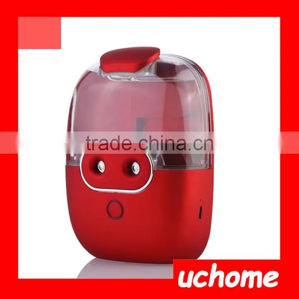 UCHOME Portable Battery Powered Dual Ultrasonic Sprayer Port Pig Shaped Humidifier For Travel photo-3