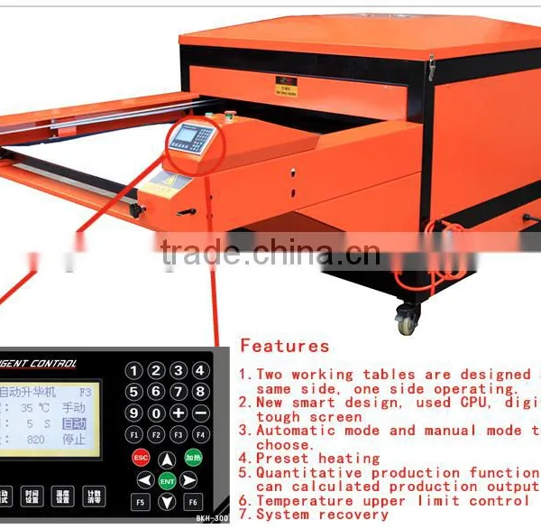 Big Hydraulic Sublimation Transfer Printing Machine 110*170cm 110*160cm 100*120cm photo-6