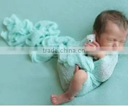 High Quality Cotton Wrapped Yarn Blanket Newborn Baby Photography Props photo-6