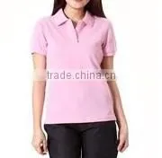 Women Polo Shirt, Short Sleeve, 95% Polyester - 5% Spandex photo-3