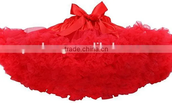 Solid Color Pettiskirt Skirt Petti Party Dance Tutu Dress Girl TUTU Pettiskirt Princess Skirt photo-3
