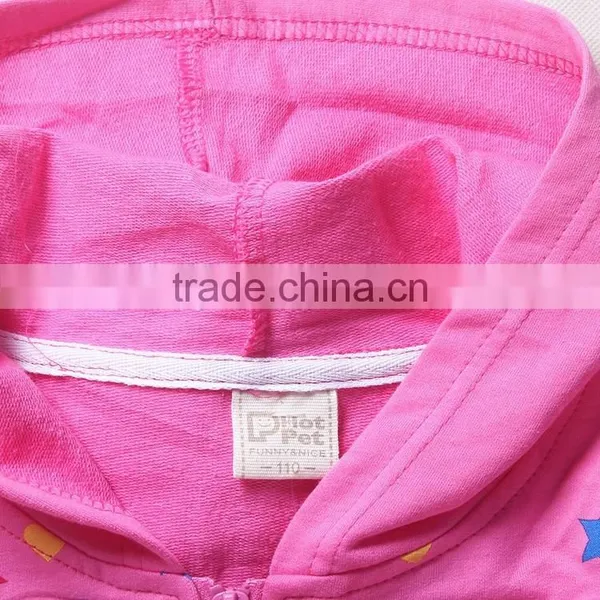 Red Cute Cartoon Girl Cheap Blank Hoodies Plain Pink Hoodie photo-2