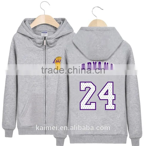 2017 Wholesale Beautiful Design Amazing Quality Eco-friendly Breathable Anti-wrinkle Cute Sports Zipper Hoodie photo-2