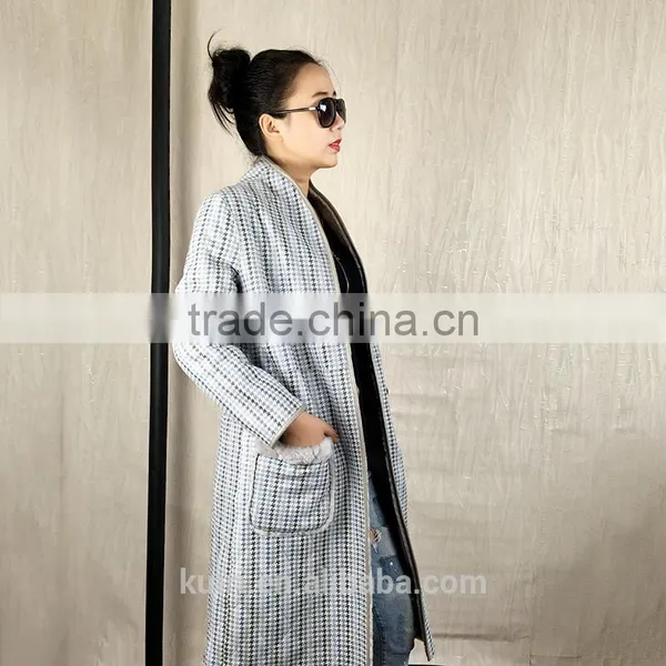 2016 New Real Wool Coat, Sheep Shearing Velvet Jacket Real Fur Coat, Woman of a Long Warm Coat Chinese Stand Collar Long Sleeved photo-6