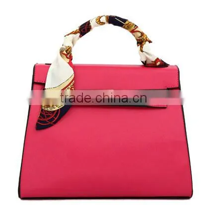 DY0034Z Europea Fashon Ladies Scarf Tote Handbag photo-2