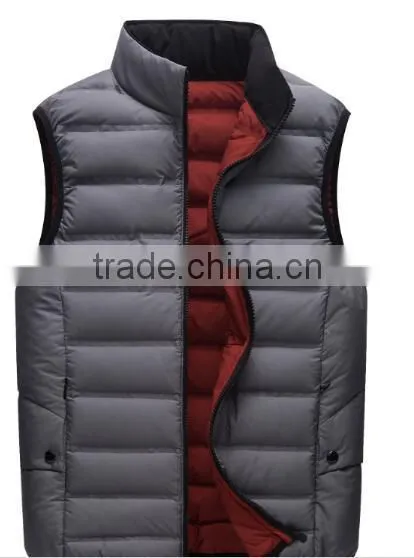 2016 Man Winter Down Vest With Factory Price photo-3