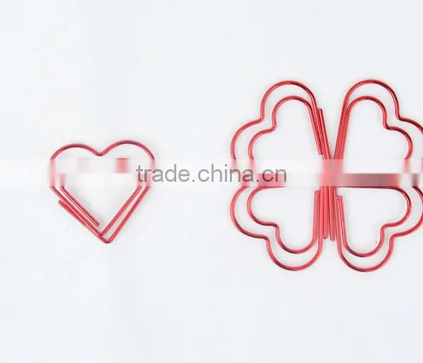 Heart Shape Planner Clip Stainless Steel Plating Paper Clip photo-5