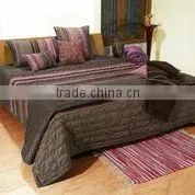 Assortment of Decorative Home Textiles, Quilts, Throws, Cushion Covers