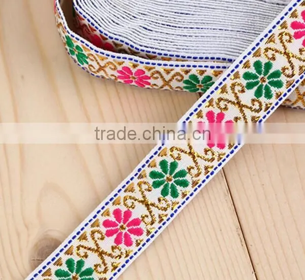 Factory Directly Sale Polyester Jacquard/ethnic/embroidery Ribbon for Garments photo-5