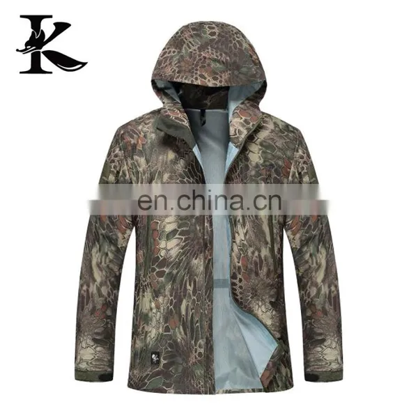 Hardshell Jacket Rain Grey Camo in Stocks photo-5