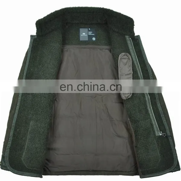 2015 Lastest Fashion Mens Handsome Long Green Leather Jacket photo-3
